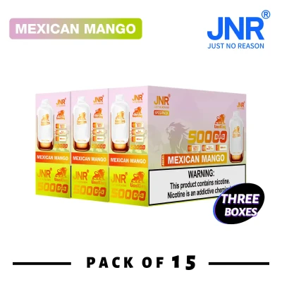 3 Box (15 pcs) Mexican Mango | JNR Lion King 50K Puffs Disposable Vape